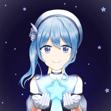 青く、強い、光を。