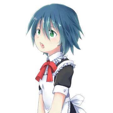 うなずく女の子