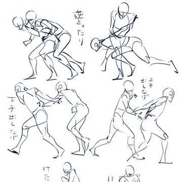 アクション素描