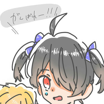 応援阿良々木くん⚠女装