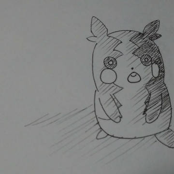 絶望に浸るモルペコ