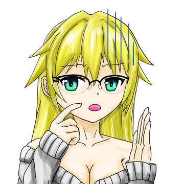 眼鏡女子