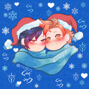 Christmas chibis