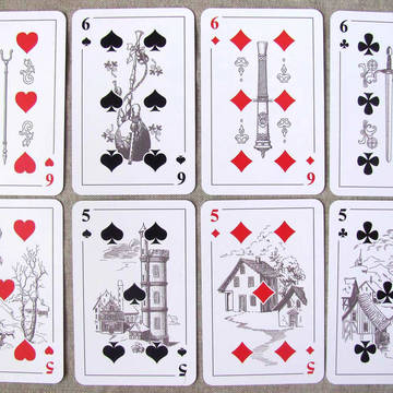 Playing cards "Musketeers"