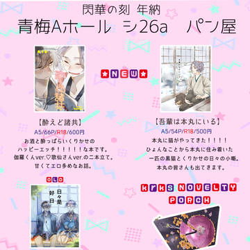 12/8 閃華の刻 年納　くりかせ小説おしながき