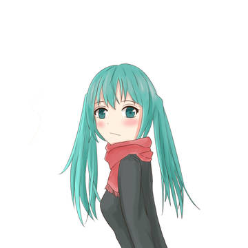 ミクとマフラー