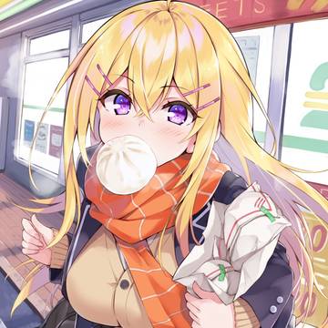 学校帰りに肉まん買い込む系先輩