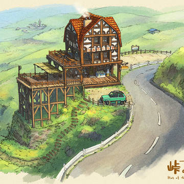 峠の小屋