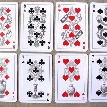 Playing cards "Musketeers"