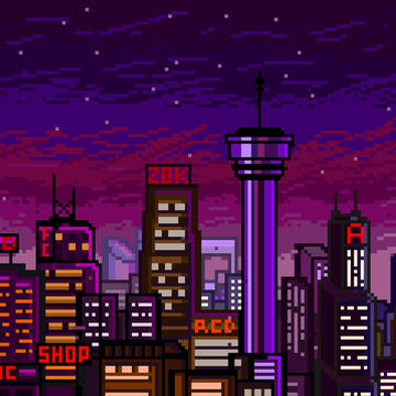 neon night