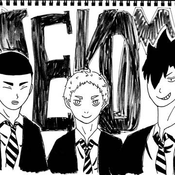 【HQ】音駒の三年生たち