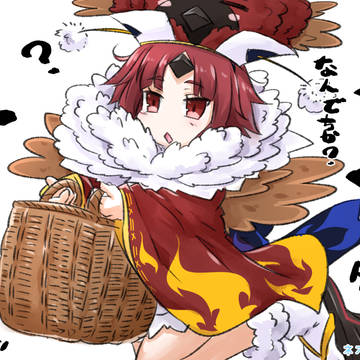 冬の紅閻魔ちゃんはもっこもこやぞ！