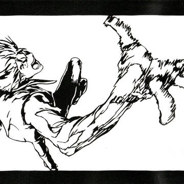 【切り絵】抹殺のラストブリット.ォォォォォ!!!!【スクライド】
