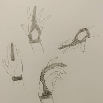 手