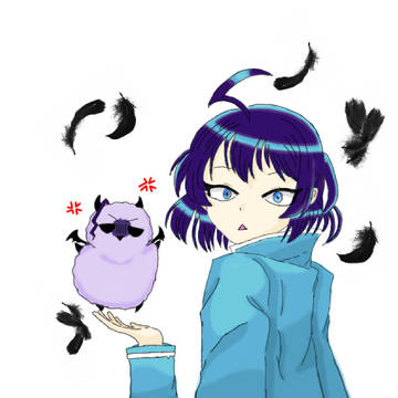 入魔くんとエギーちゃん