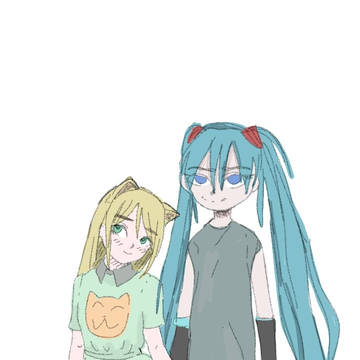 me & hatsune