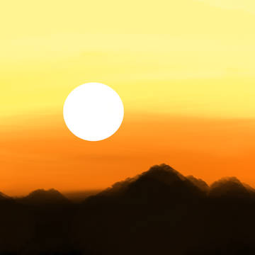 夕陽