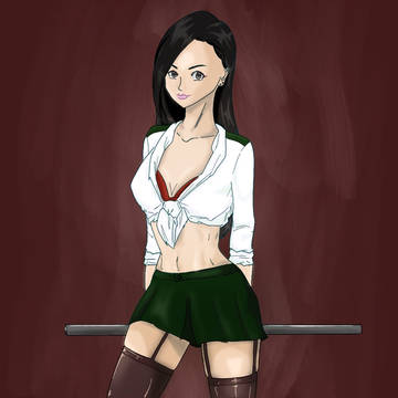 Sexy Schoolgirl Momo