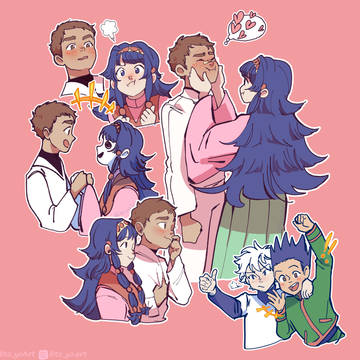 Alluka & Zushi doodles