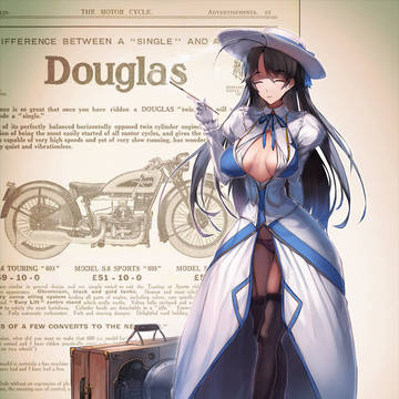 戦前車擬人化 Douglas MODEL S6 600cc