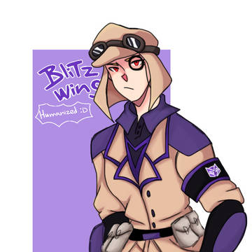 Blitzwing humanized.