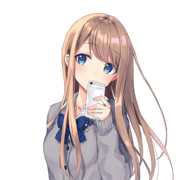 ミルクティー色の髪