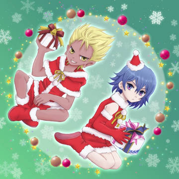 子エンマさまと子カイラさまでメリークリスマス☆