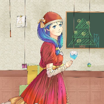miku祝大家圣诞节快乐