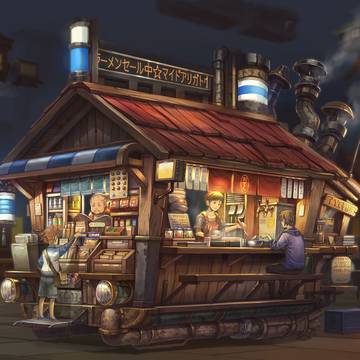 コンビニ屋台