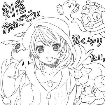 Twitter落書きまとめ１１～１２月（ポケモン系）