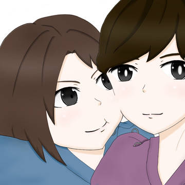 頬くっつけ