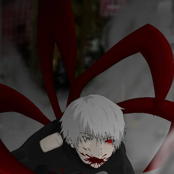 kaneki ken white hair