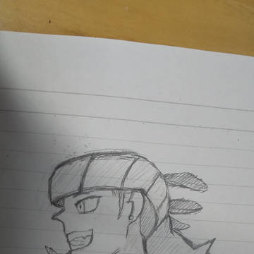 初描き キバナさん