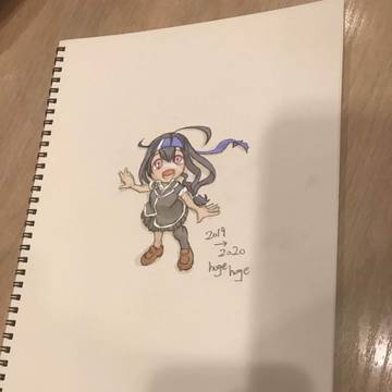 2019年　描き納め初霜