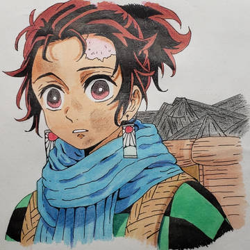 竈門炭治郎 模写