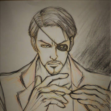 真島の兄やんでポーズ練習