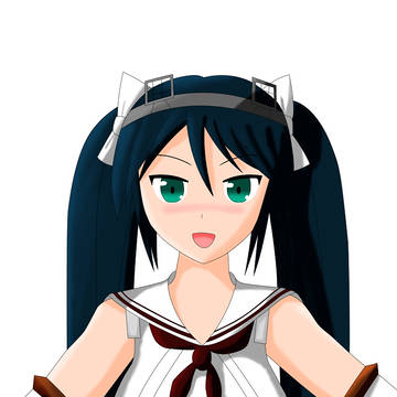 ちょっと照れながら提督を受け止めてくれる五十鈴ちゃん