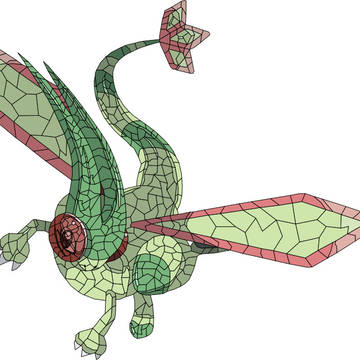 Flygon Polygon Art