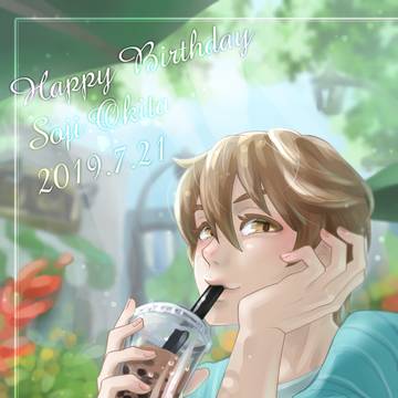2019年イケ幕沖田さん誕生祭絵ができるまで
