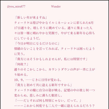 【SS】Wunder