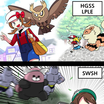 ポケモンが後ろについてくるということは