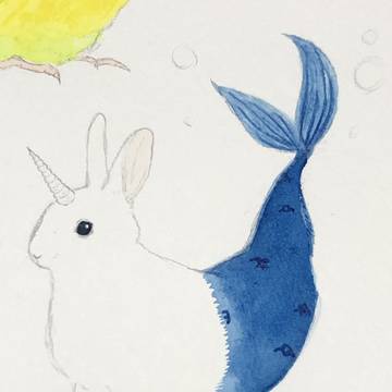 半魚ウサギ