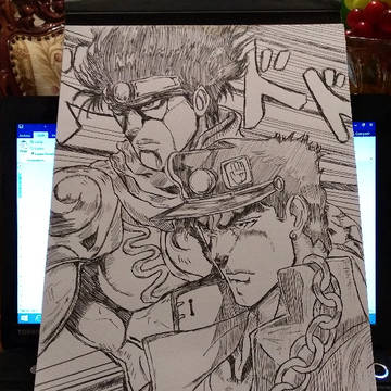 JOTARO hecho a lapicero