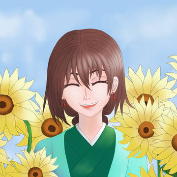 如同向日葵般耀眼