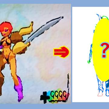 【ラクガキキングダム】リメイク中『女戦士』