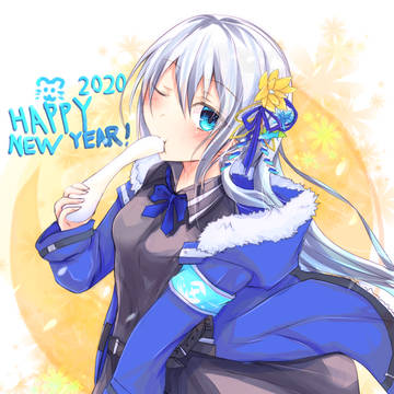 年賀絵アノンちゃん！