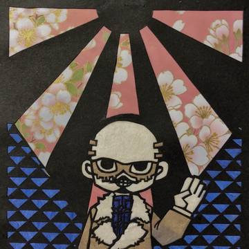 切り絵 鶴見中尉