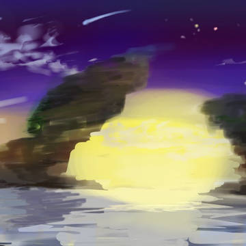 背景かいてみた〜