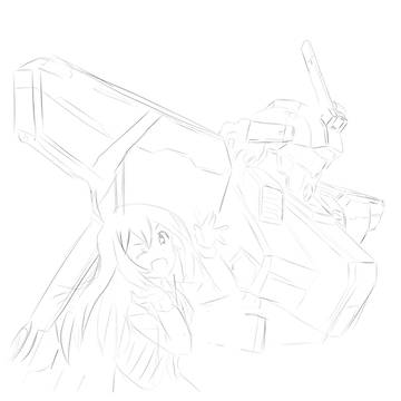 望月杏奈×ジーライン　ほぼトレス