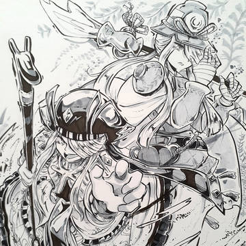東方真珠島色紙つめあわせ